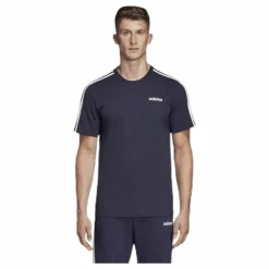 Essentials 3 Stripes T-Shirt Legend Ink / White