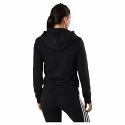 Essentials Full-Zip Hoodie Black / White
