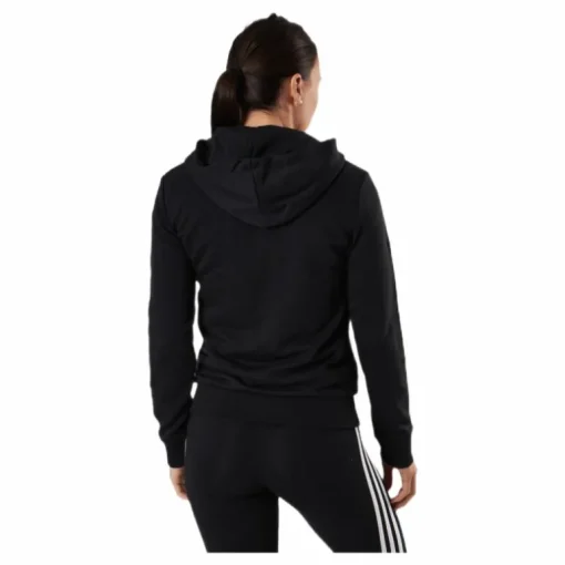 Essentials Full-Zip Hoodie Black / White