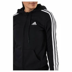 Essentials Full-Zip Hoodie Black / White