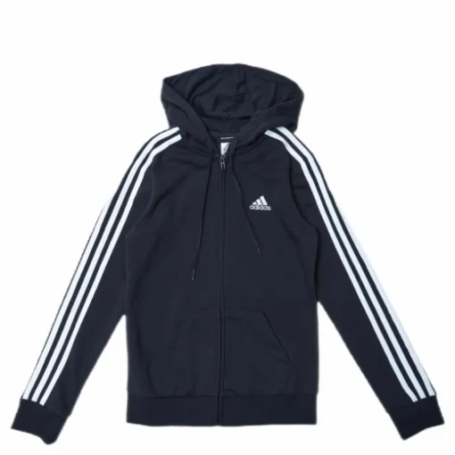 Essentials Full-Zip Hoodie Black / White