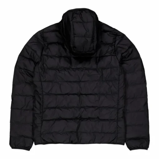Essentials Light Down Hooded Jacket Black