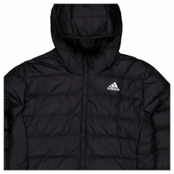 Essentials Light Down Hooded Jacket Black