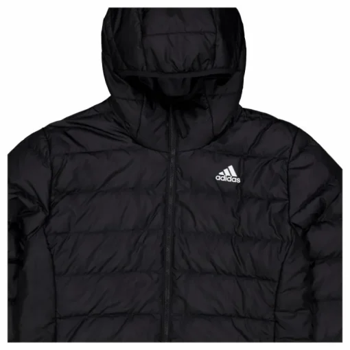 Essentials Light Down Hooded Jacket Black