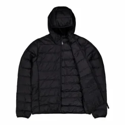 Essentials Light Down Hooded Jacket Black