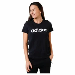 Essentials Linear Slim Tee Black / White