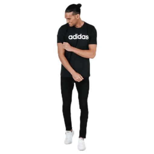 Essentials Linear T-Shirt Black / White