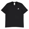 Essentials Single Jersey Embroidered Small Logo T-Shirt Black