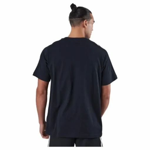 Essentials Single Jersey 3-Stripes T-Shirt Black
