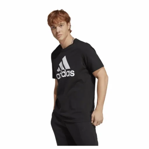 Essentials Single Jersey Big Logo T-Shirt Black / White