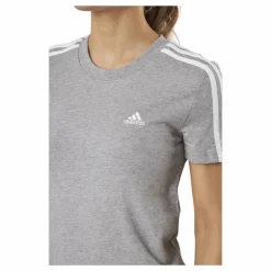 Essentials Slim T-Shirt Medium Grey Heather / White