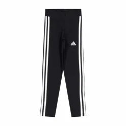 Essentials 3-Stripes Cotton Leggings Black