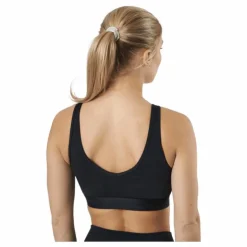 Essentials 3-Stripes Crop Top With Removable Pads Black / White