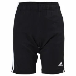 Essentials 3-Stripes Knit Shorts Black