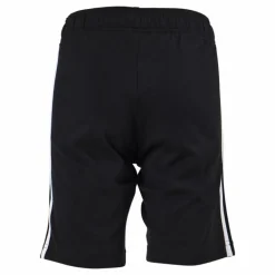 Essentials 3-Stripes Knit Shorts Black