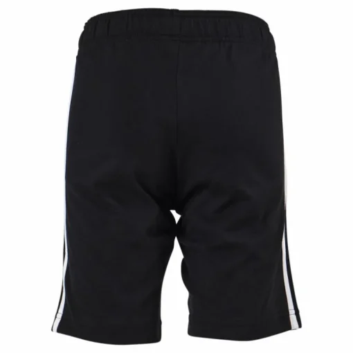 Essentials 3-Stripes Knit Shorts Black