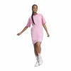 Essentials 3-Stripes Single Jersey Boyfriend Tee Dress Pink