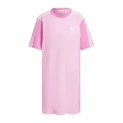 Essentials 3-Stripes Single Jersey Boyfriend Tee Dress Pink
