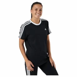Essentials 3-Stripes T-Shirt Black / White