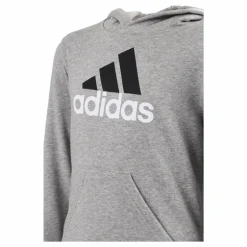 Essentials Two-Colored Big Logo Cotton Hoodie Medium Grey Heather