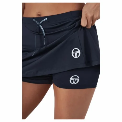Eva Skort Navy/white
