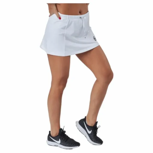 Eva Skort White/navy