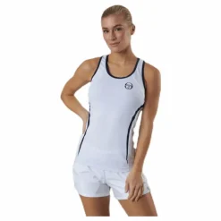 Eva Tank Top Blue/White