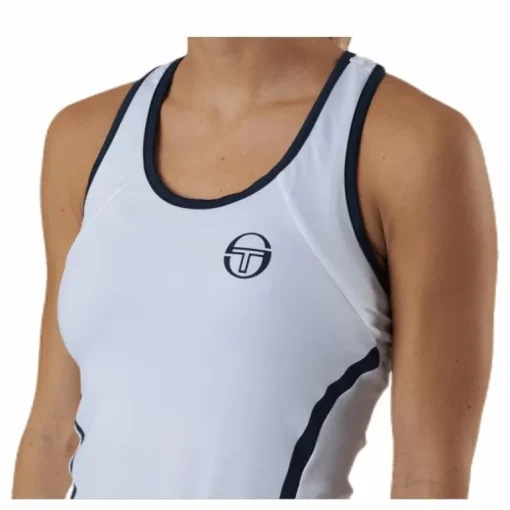 Eva Tank Top Blue/White