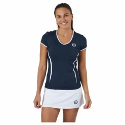 Eva T-shirt Navy/white