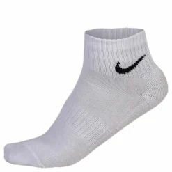 Everyday Cushioned Training Ankle Socks (3 Pairs) WHITE/BLACK