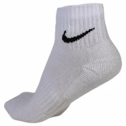Everyday Cushioned Training Ankle Socks (3 Pairs) WHITE/BLACK