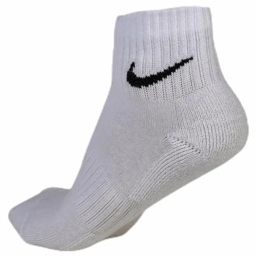 Everyday Cushioned Training Ankle Socks (3 Pairs) WHITE/BLACK
