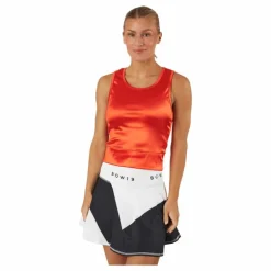 Evy Tank Top Red Metallic