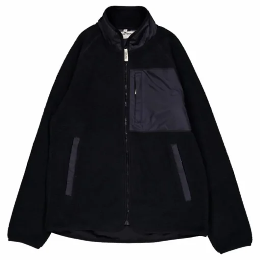 Farhult Pile Patch Jacket Black