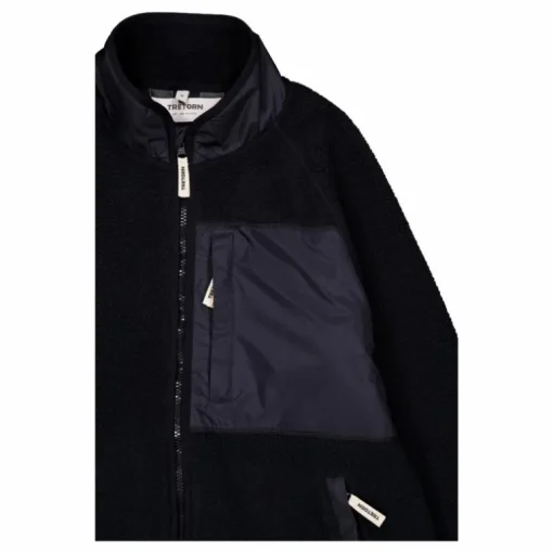 Farhult Pile Patch Jacket Black
