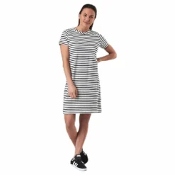Fiona Tee Dress Blue/White