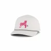 Five-Panel Golf Cap White
