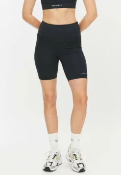 Flattering High Waist Bike Tig Black