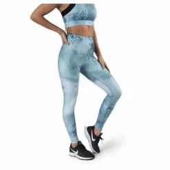 Flattering Keira Printed Tights Green