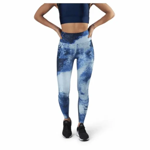 Flattering Keira Printed Tights Blue