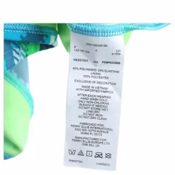 Floral Camo Crossback Tankini Turquoise