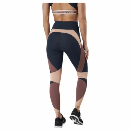 Flow Blocked Tights Blue/Purple