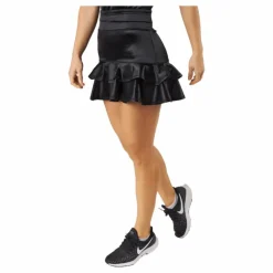 Frida Frill Skirt Black Metallic