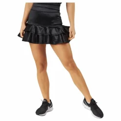 Frida Frill Skirt Black Metallic