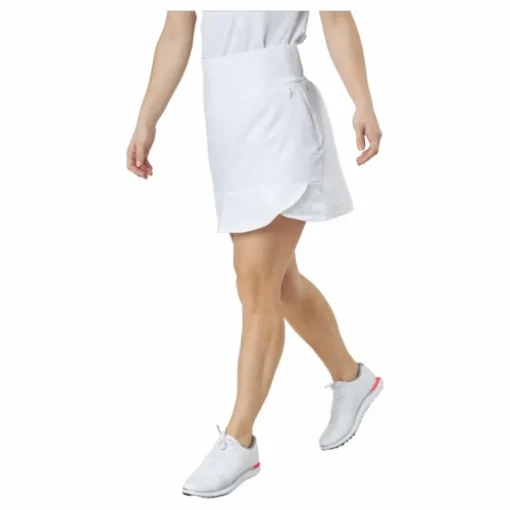 Frill Skort White