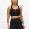 Front Zip Sportsbra Black
