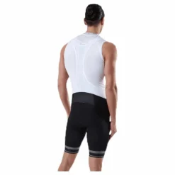 Fujin Tights Short Suspenders Bib White/Black