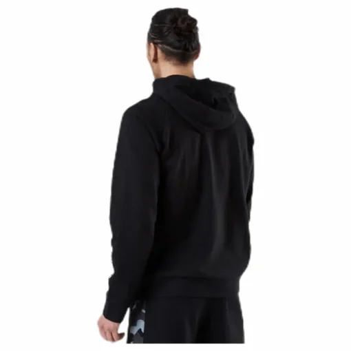 Full Zip Hooded Jacket Patterned/Black