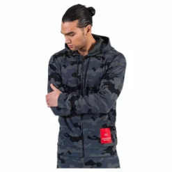 Full Zip Hooded Jacket Black