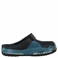 Fun Lab Shark Band Clog Kids Black